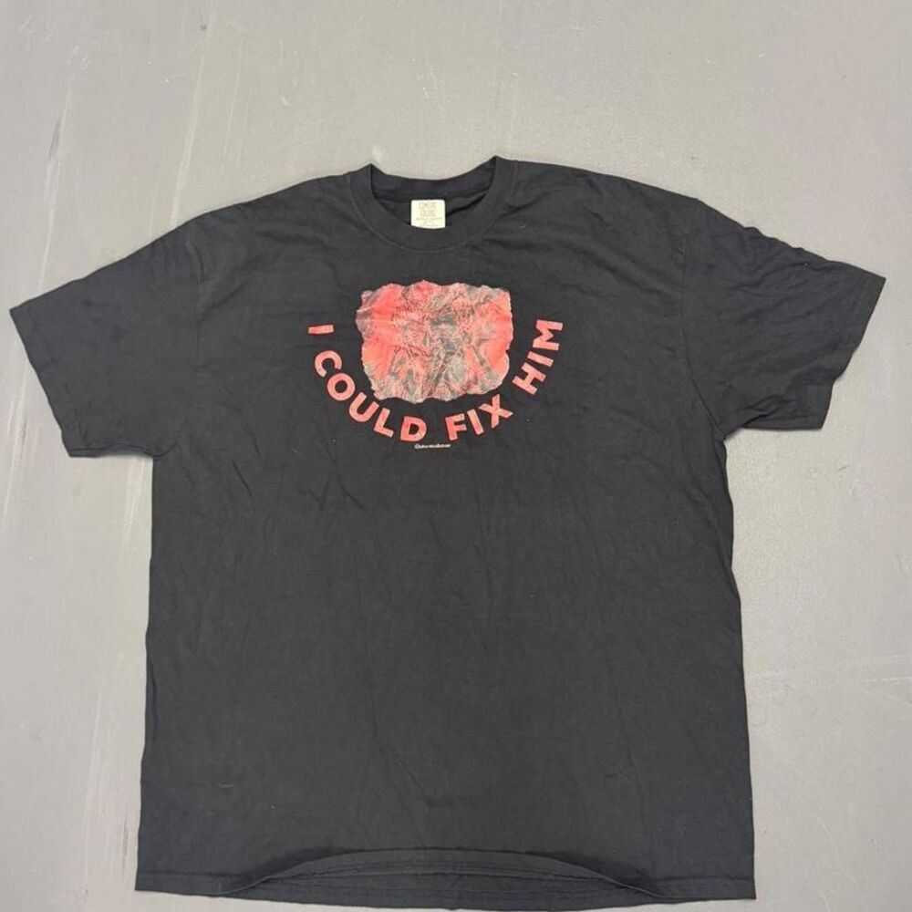 Comfort-colors Men's Black and Grey T-shirt